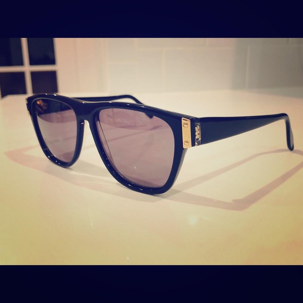 Exquisite Vintage black gold Silhouette eyeglasses